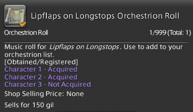 Tooltip Item Acquisition